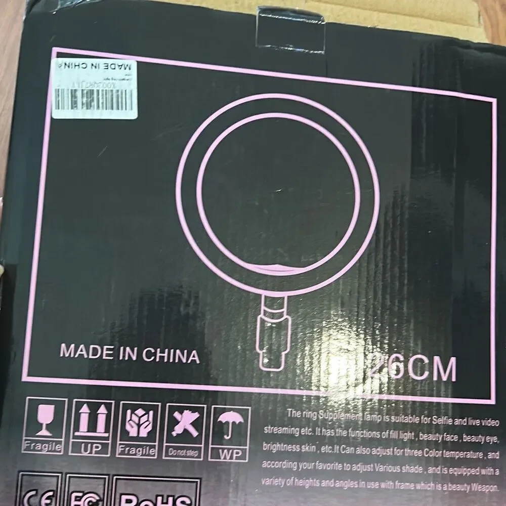 New Ring Fill Light large 26 cm for influencers beauty makeup